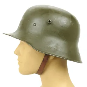 Original Imperial German WWI M18 Stahlhelm Helmet - Shell Size 66