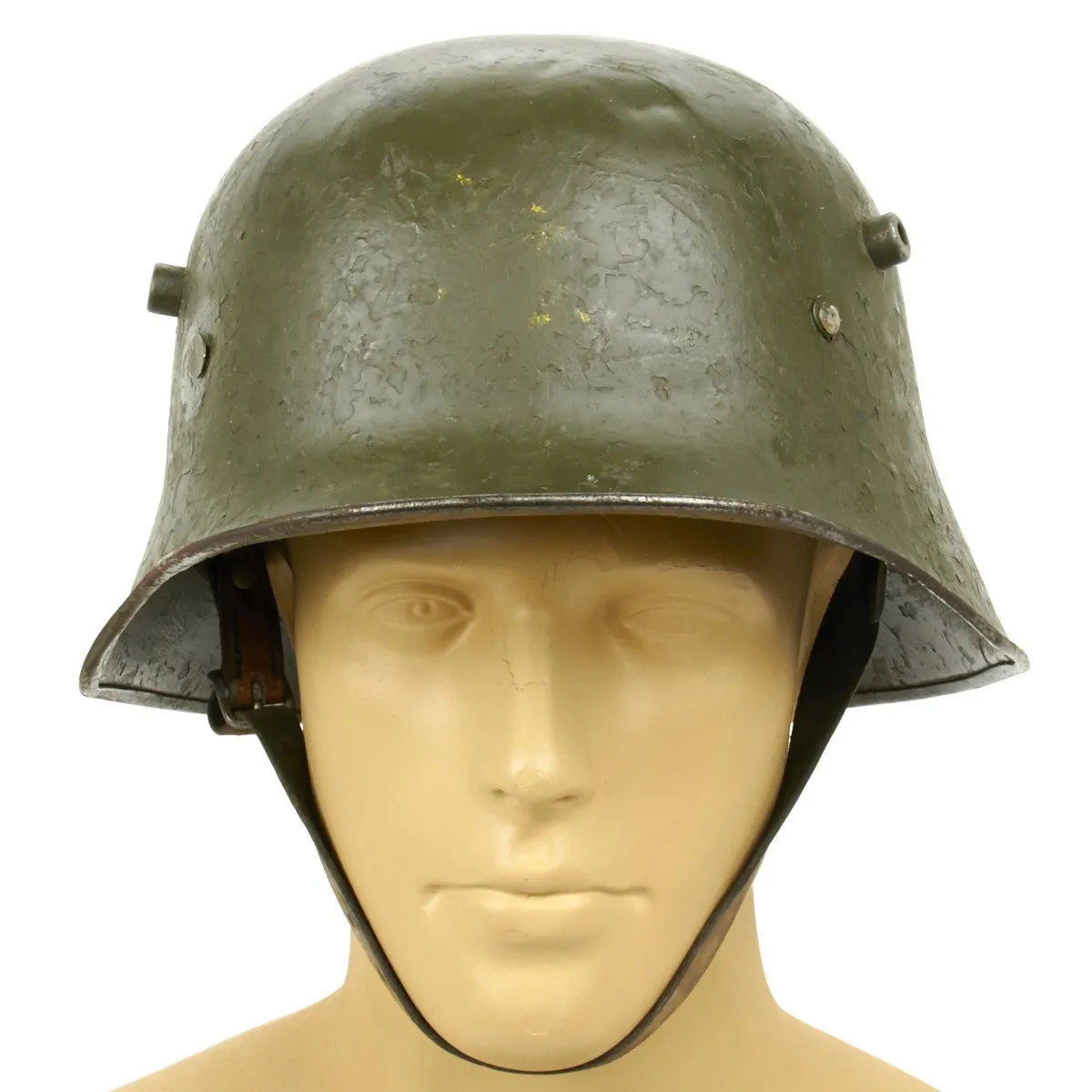 Original Imperial German WWI M18 Stahlhelm Helmet - Shell Size 68