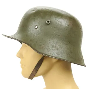 Original Imperial German WWI M18 Stahlhelm Helmet - Shell Size 68