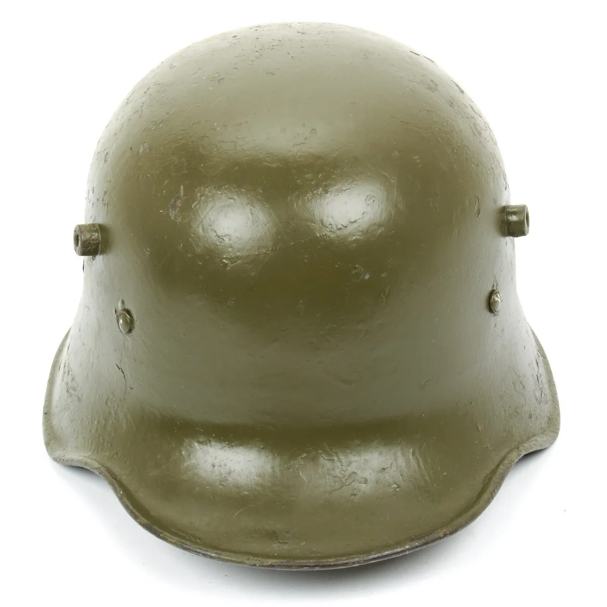 Original Imperial German WWI M18 Stahlhelm Helmet - Shell Size 68