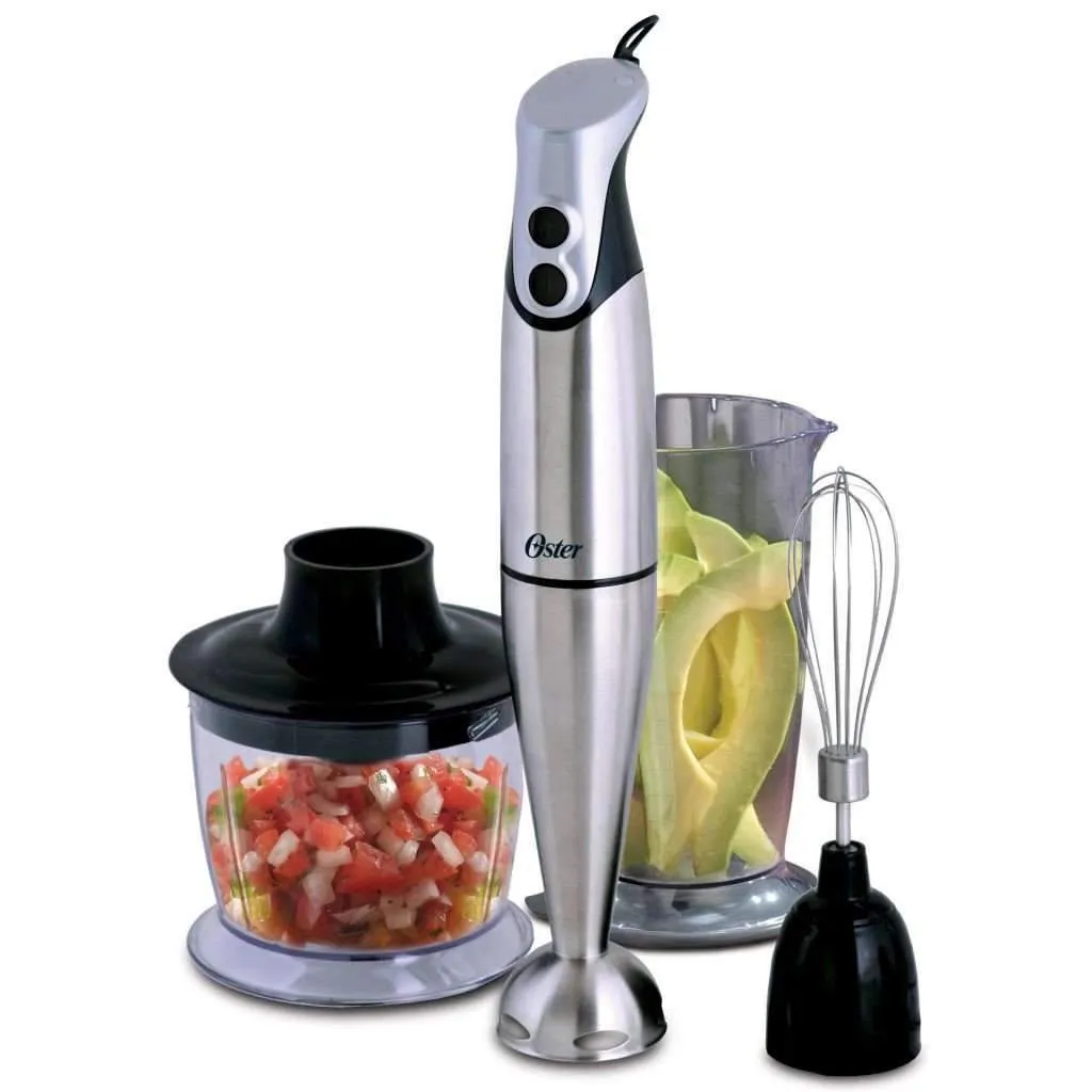 Oster - Stainless Steel Hand Blender with Accessories