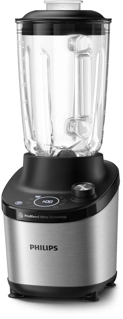 Philips 7000 Series Hr3760/00 Blender Tabletop Blender 1500 W Black, Metallic