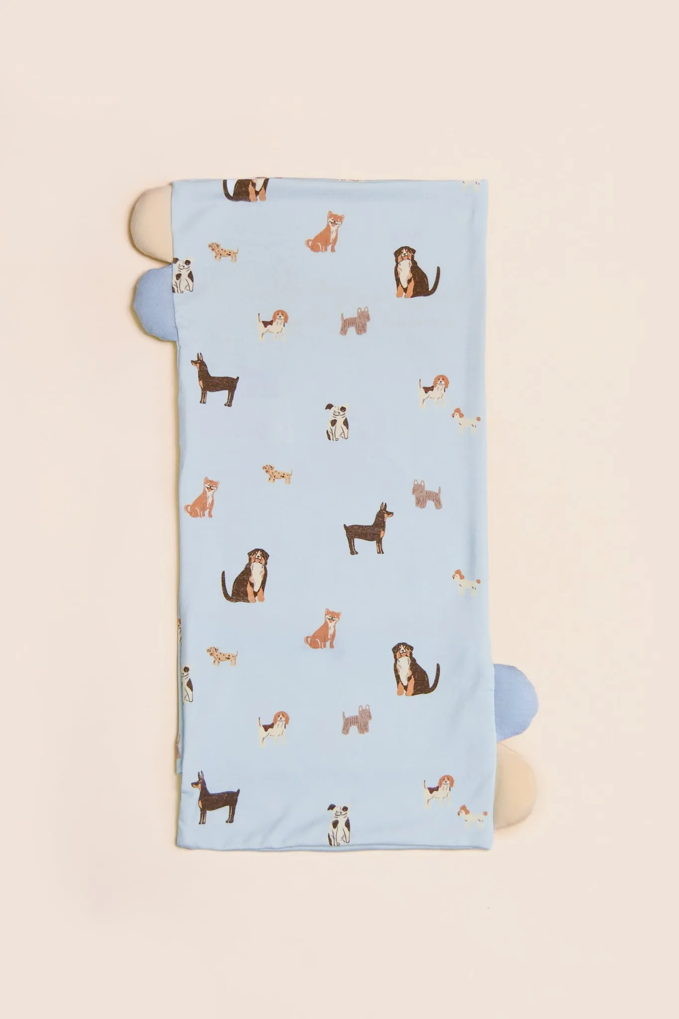 Pillow Case - Blue Doggies (Pillow not included)