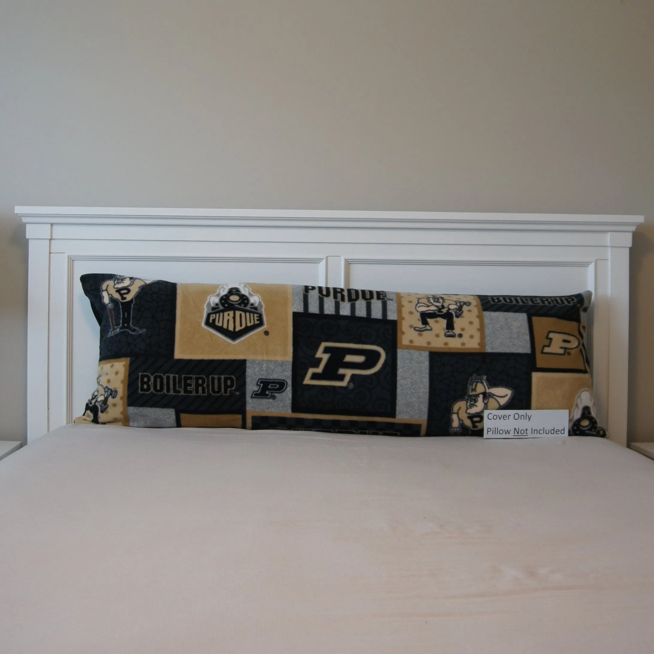 Pillows - Body Pillow Cover - College - NCAA - Purdue University-P - Boilermakers - Blocks