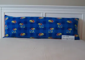 Pillows - Body Pillow Cover - College - NCAA - University of Kansas-KU - Jayhawks