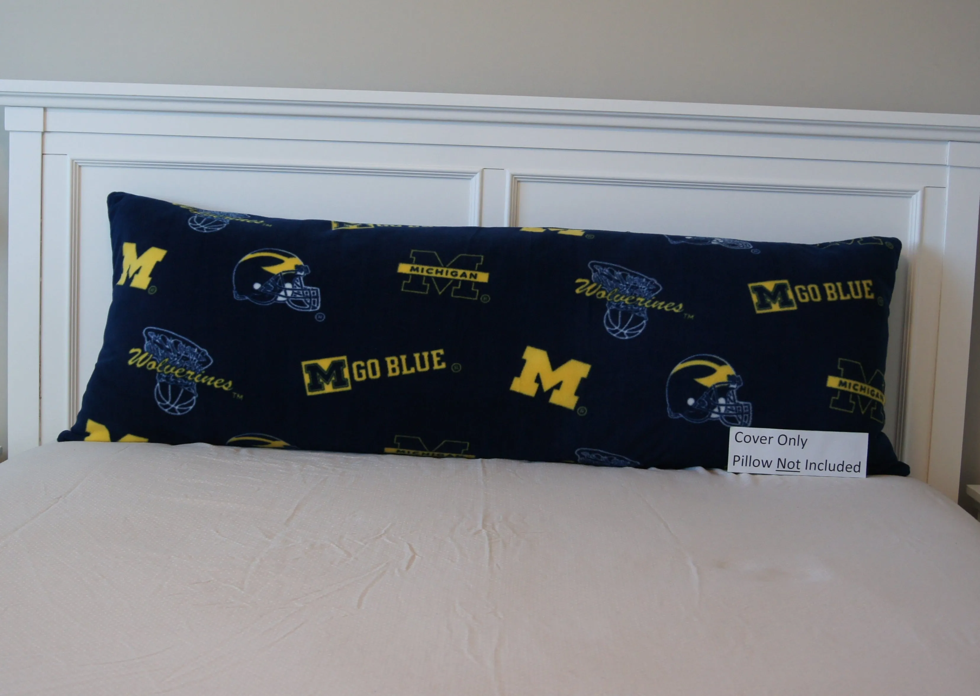 Pillows - Body Pillow Cover - College - NCAA - University of Michigan-U-M - Wolverines