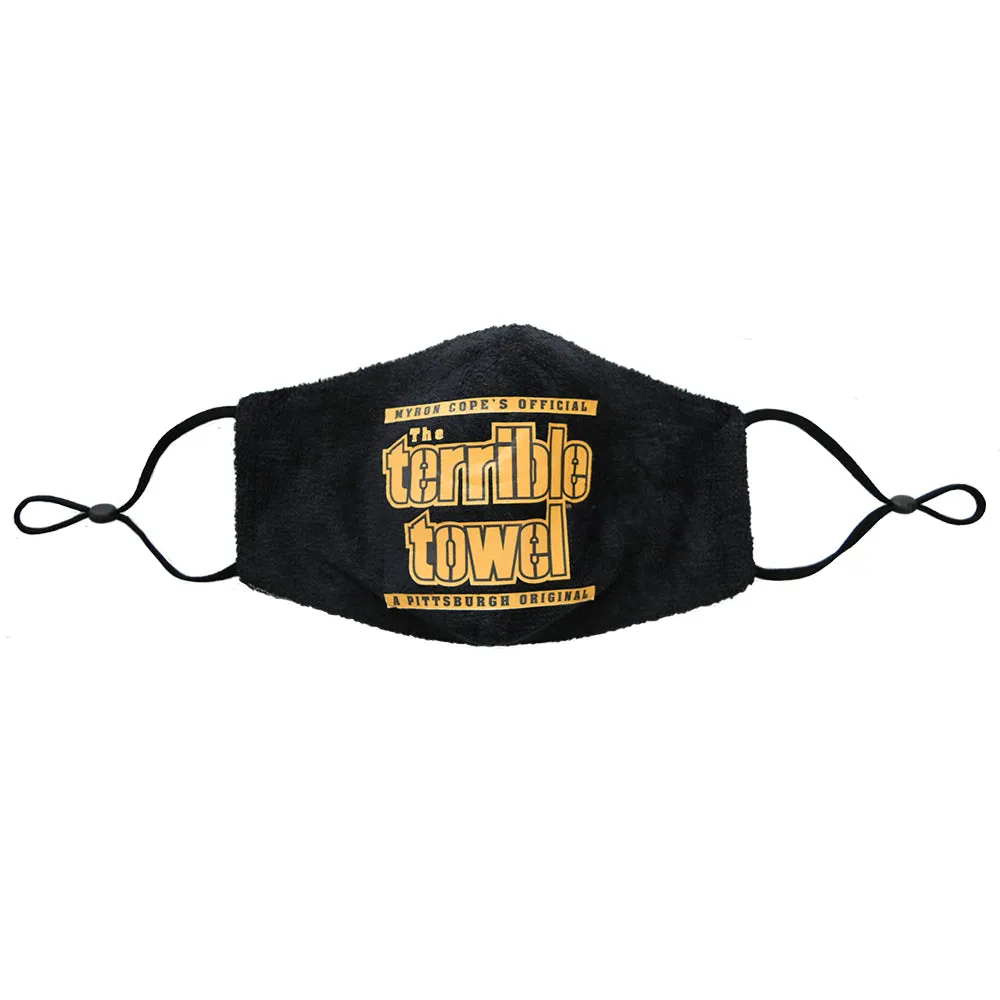 Pittsburgh Steelers Terrible Towel Mask Black