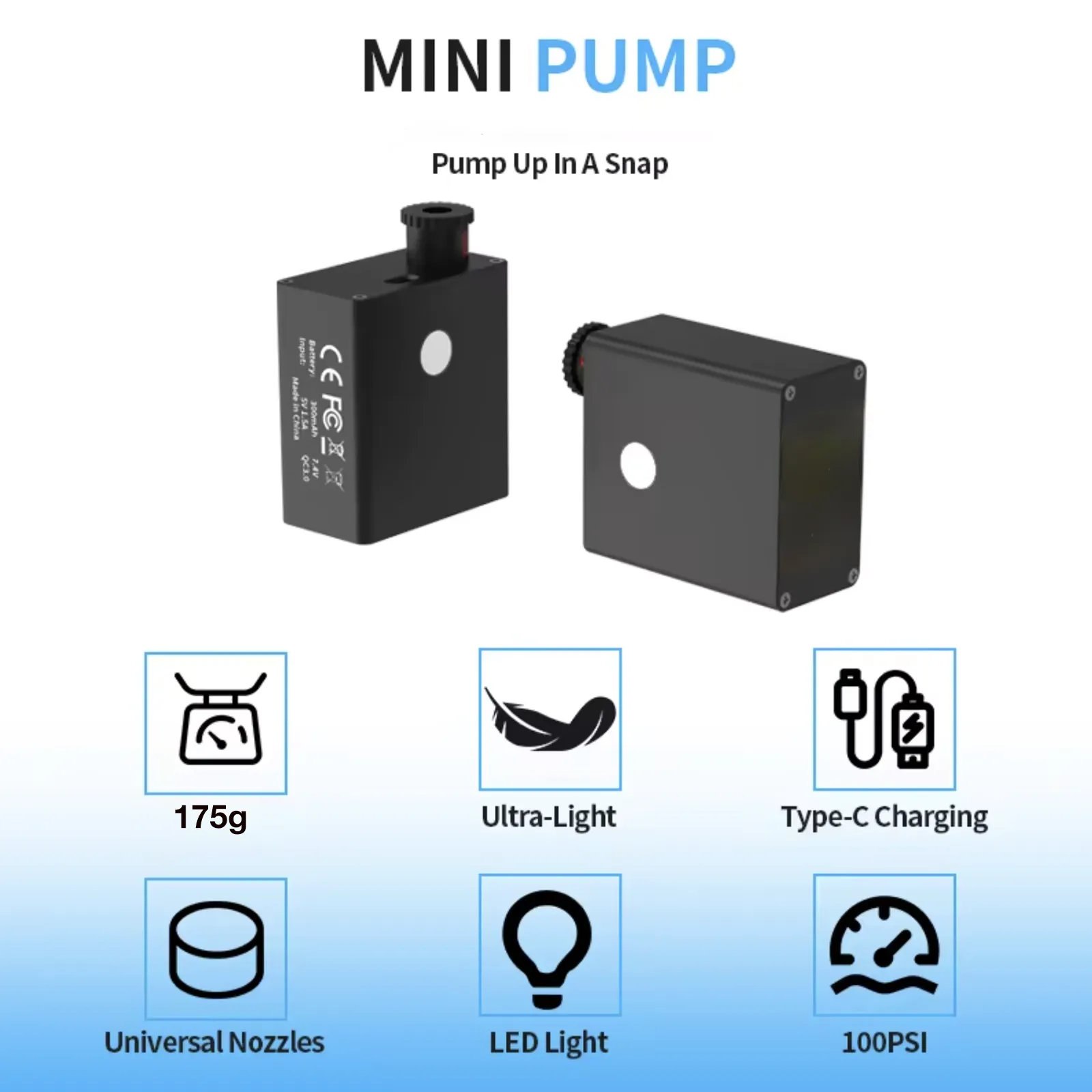 Portable E-Pump 100psi