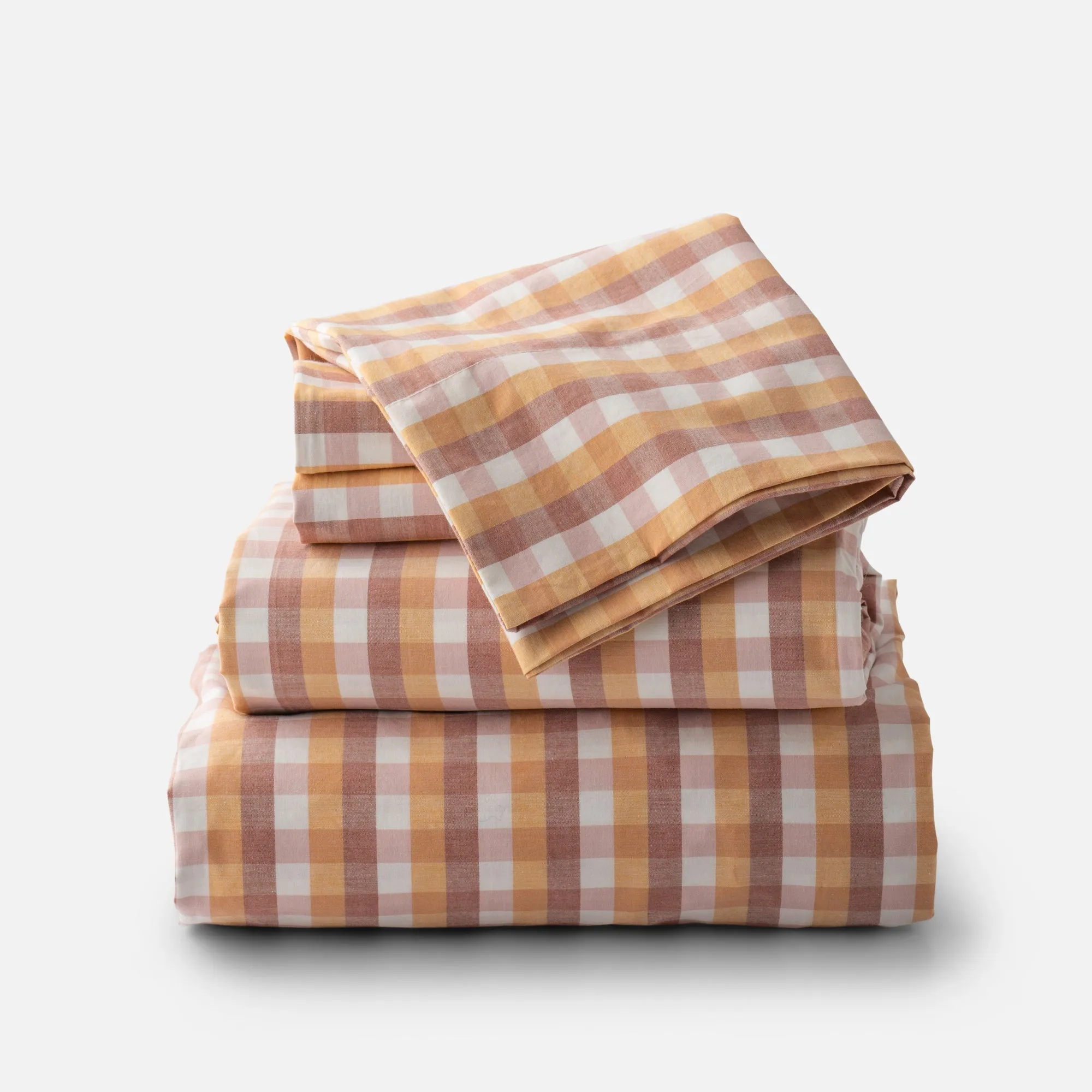 Presidio Plaid Percale Sheet Set