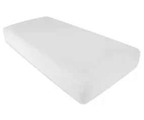 PurFlo Breathable Fitted Cot Bed Sheet White -140cm X 70cm