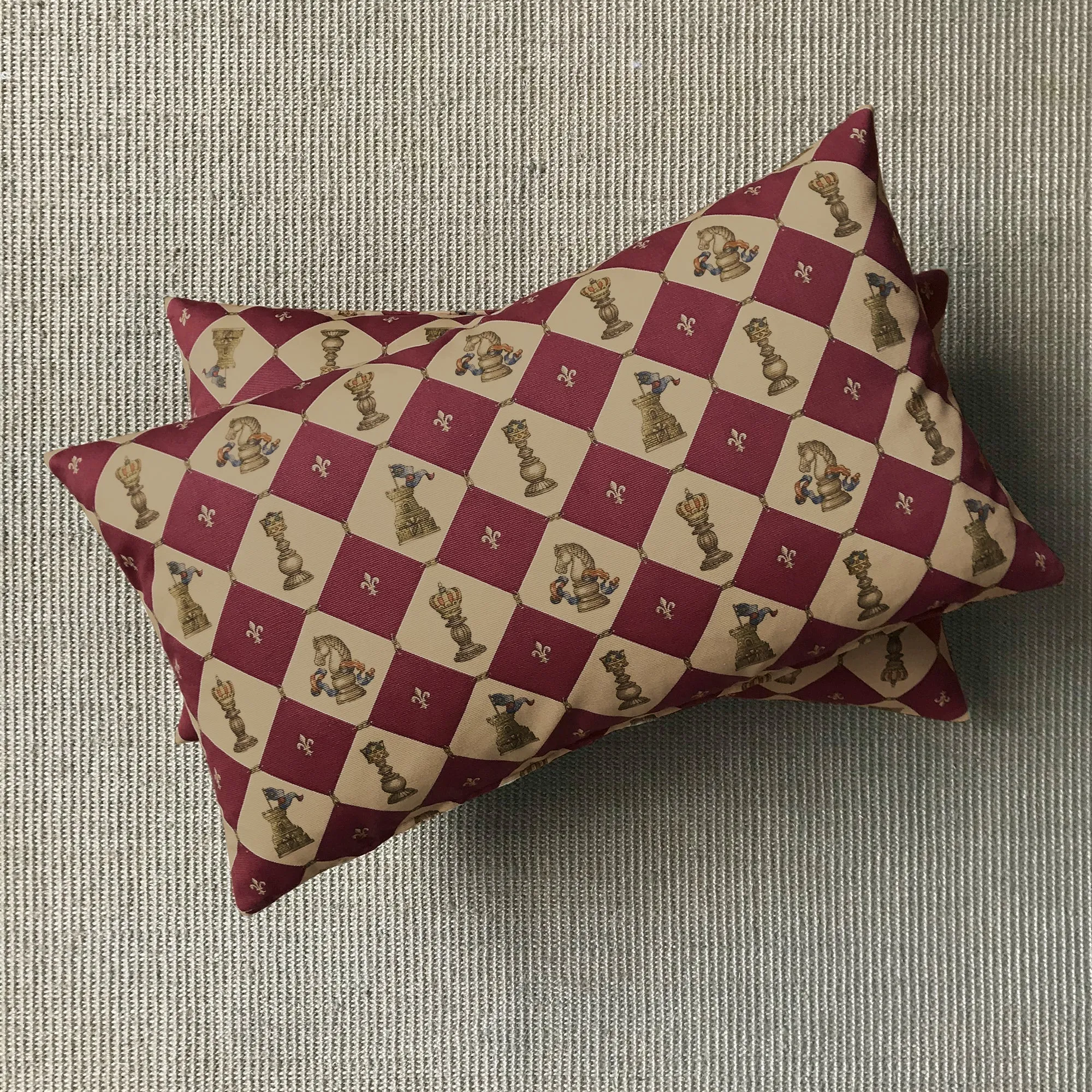 Queen's Gambit 100% Cotton Throw Pillow Cover 22x22