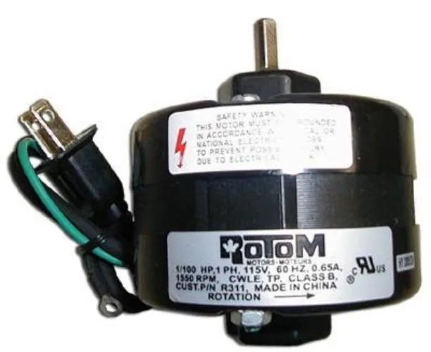 R3-R311 Rotom, 1/80 Hp, 1550 RPM, 115V, SS311, Nutone, 23405SER, Replaces 23405, 23405SER, JAS8110181, 8110181 loop