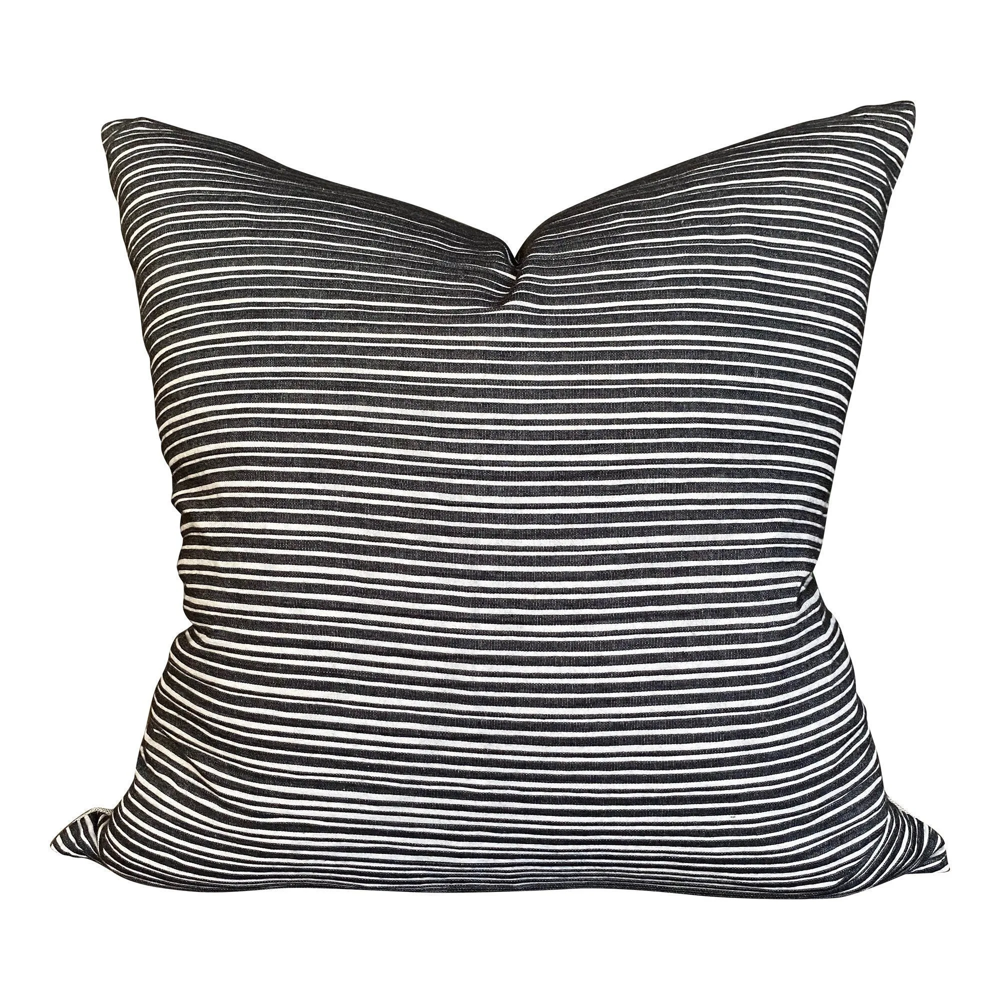 READY TO SHIP Chiangmai Native Cotton Layer Pillow Cover in Black