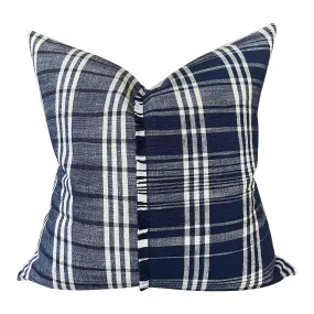 READY TO SHIP Designer Masaru in Indigo Designer Pillow