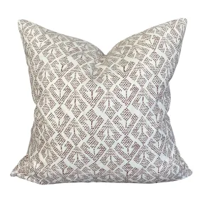 READY TO SHIP Designer Pillows Carolina Irving 'Patmos' in Pillow in Mocha