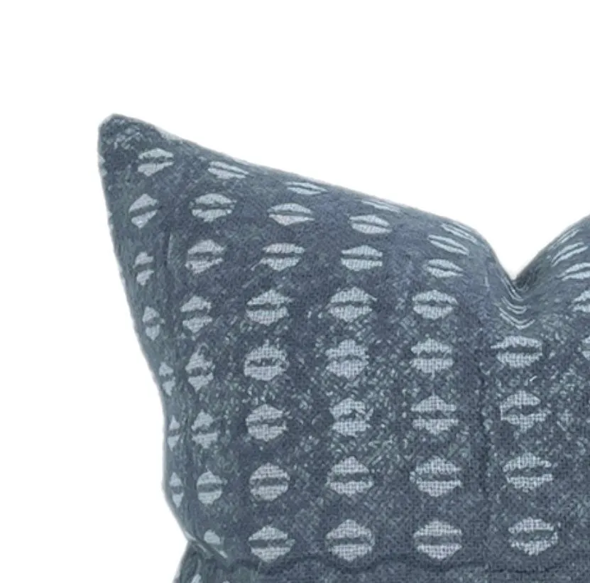 READY TO SHIP Designer Vilasa Indigo Pillow Cover