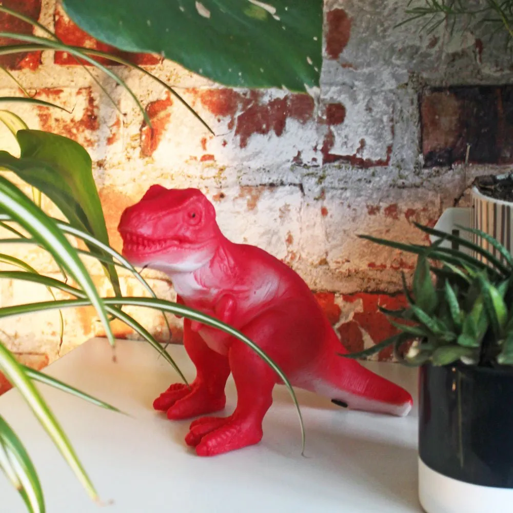 Red T-Rex Mini Led Lamp