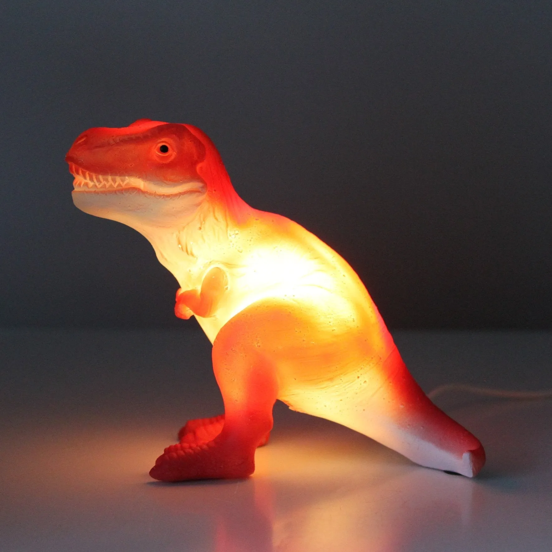 Red T-Rex Mini Led Lamp