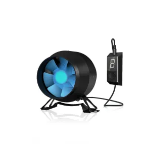 [Refurbished] TerraBloom 4" EC Inline Duct Fan with Variable Speed Controller, ECMF-100, 141 CFM, 21W