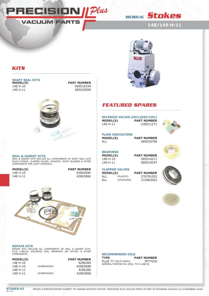 Repair Kit with Bearings 4296386B