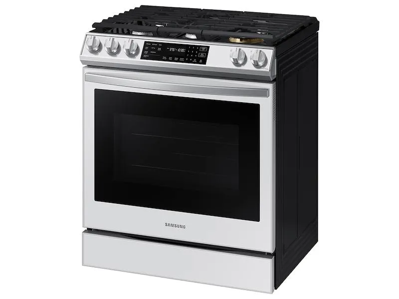 Samsung Bespoke 6.0 cu. ft. Smart Front Control Slide-In Gas Range with Air Fry