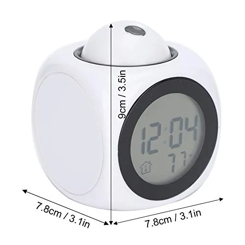 Snooze Alarm Clock, Time Broadcast Clock, Complete Functions for Students Essential Office Workers Home