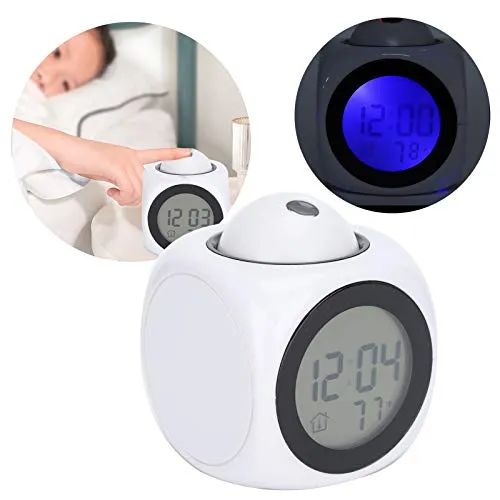 Snooze Alarm Clock, Time Broadcast Clock, Complete Functions for Students Essential Office Workers Home