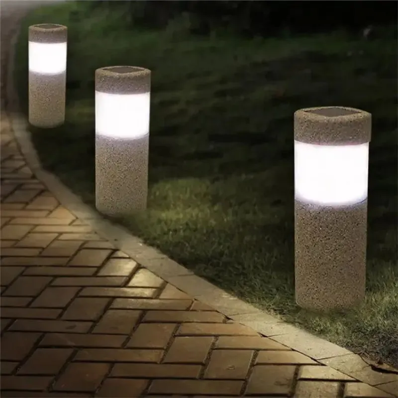 Solar Sandstone Outdoor Decorative Integrated LED Landscape Street Light S4837753