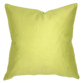 Spring Lemon Faux Silk Throw Pillow Cover 16x16