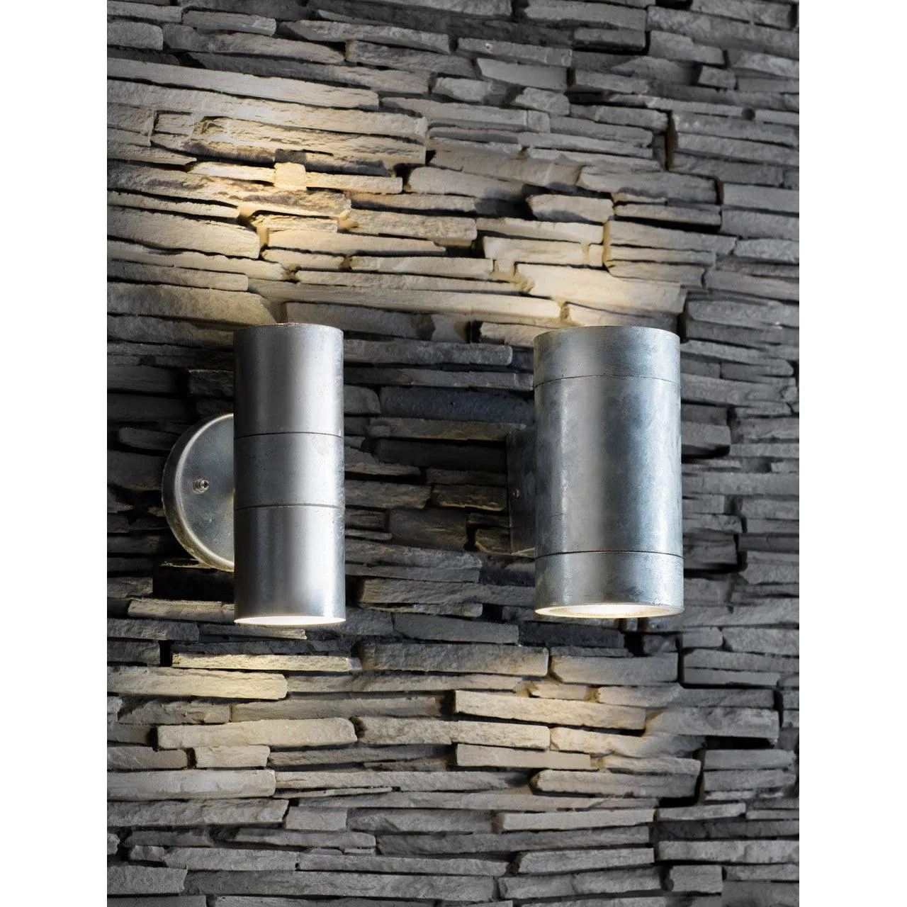 St Ives Up & Down Light - Galvanised Steel