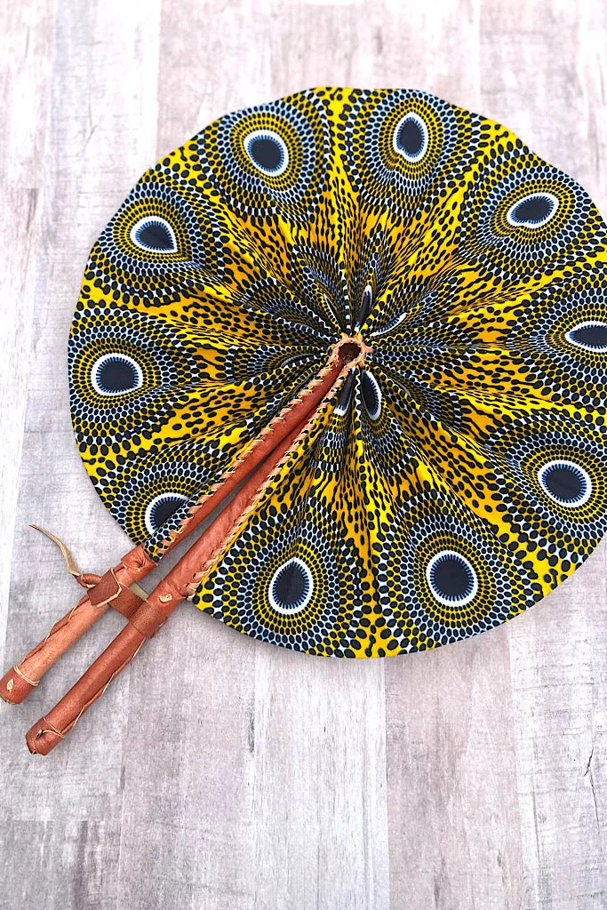 Sunshine Ankara Foldable Fan