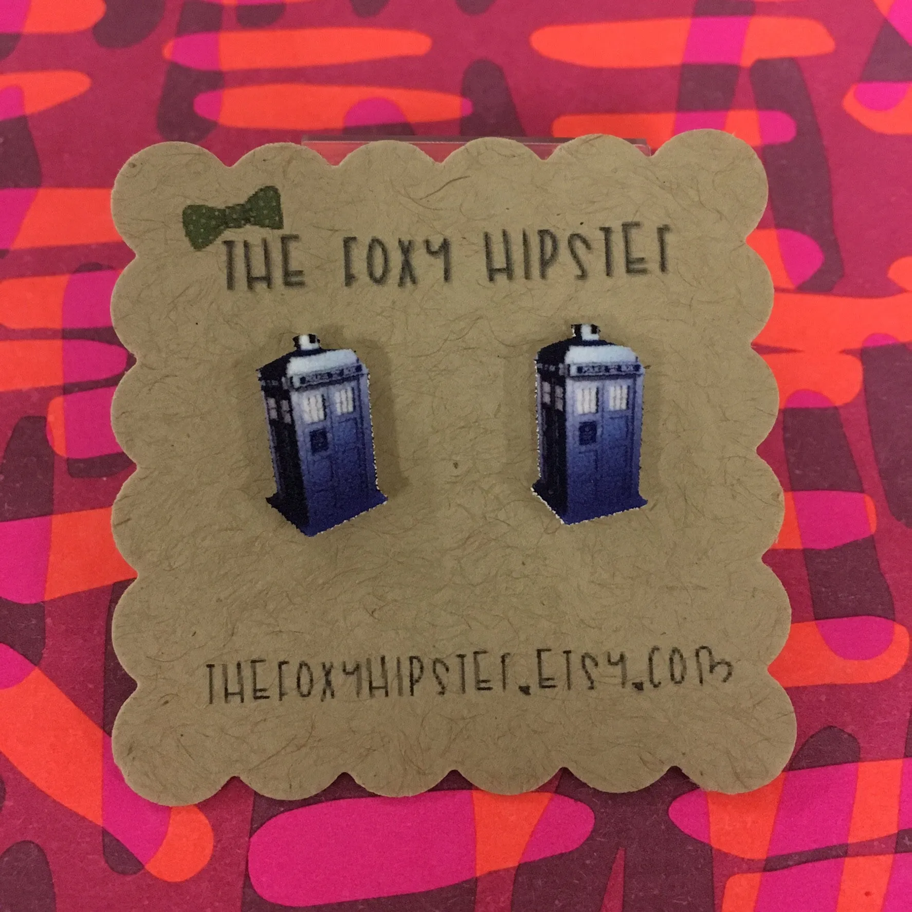 Tardis Stud Earrings