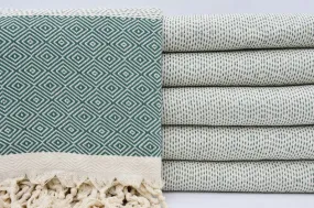 Teal Green Four Seasons Blanket