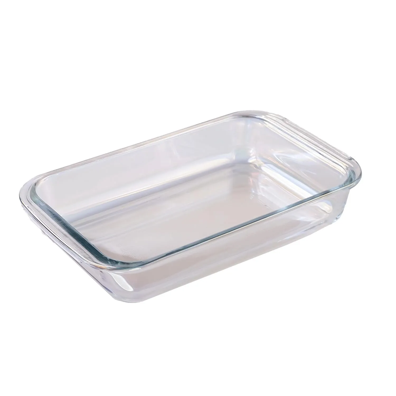 The Better Home Zeno (3L) Borosilicate Glass Baking Tray For Microwave Oven | Baking Dish | Baking Pan | Bake & Serve Dish | Bakeware | Glass Bowl For Microwave | Dishwasher Safe (Iridescent)