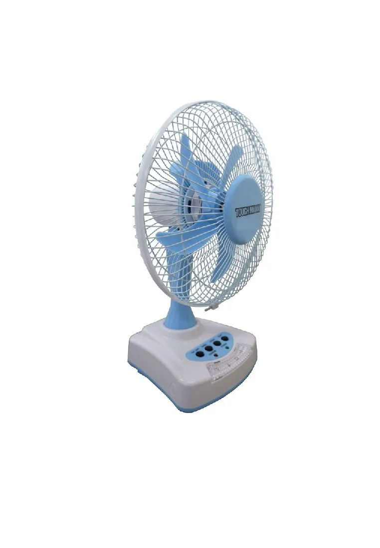 Tough Mama Rechargeable Fan With LED Light 8"