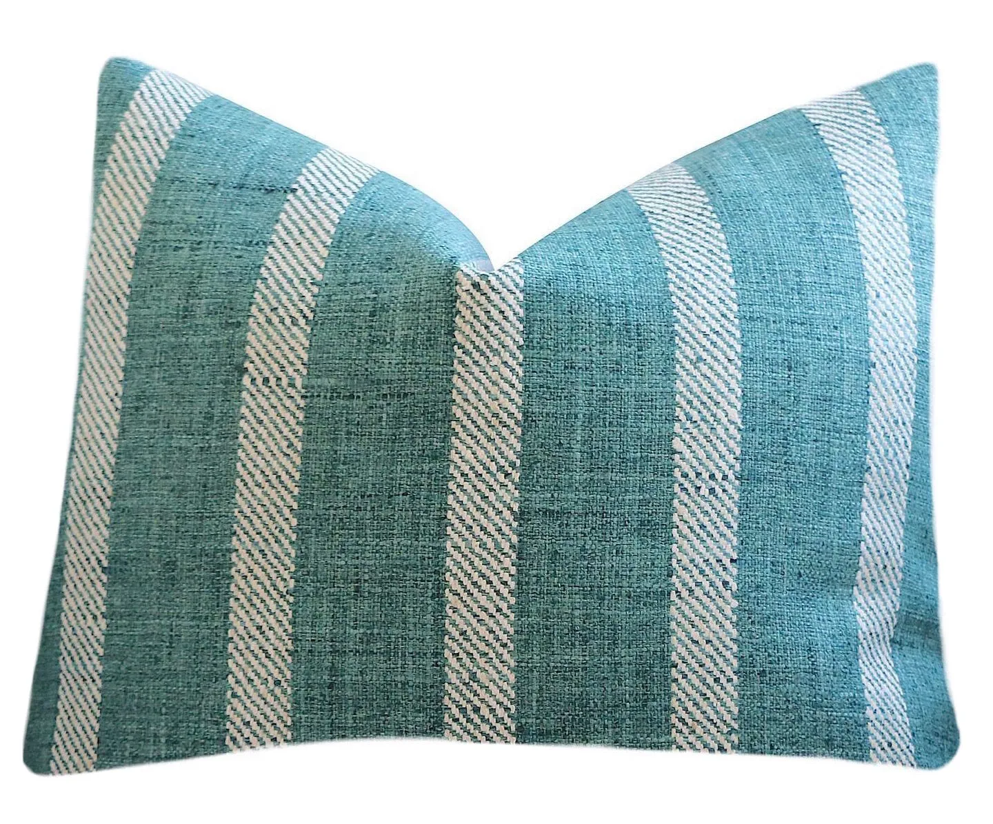 TROPIQUE Collection / Woven Green Blue Cushion Cover / 22x22 Blue Green Pillow & Other Sizes / Green Couch Pillow / Tropical Pillow