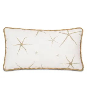 Tybee Starfish Lumbar Pillow Cover 15x26