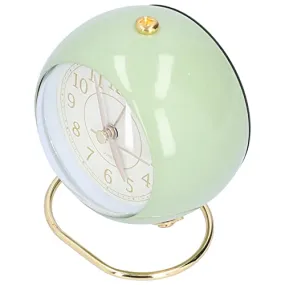 UBERSWEET® Small Clock, Battery Operated Table Clock with Night Light for Bedroom for Home(Olive Green)