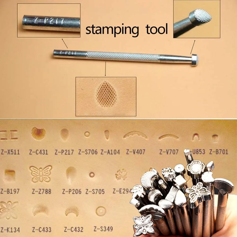 UOOU Leathercraft Hand Tools Kit with Instructions