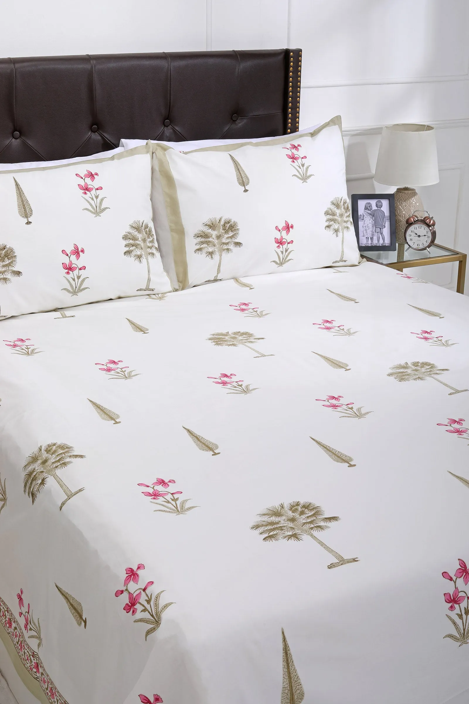 Vandana Phool Cotton Percale Bedsheet