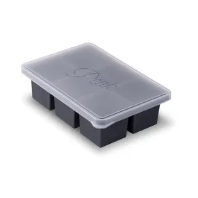 W&P Peak 6 Cube Freezer Tray with Lid, Charcoal